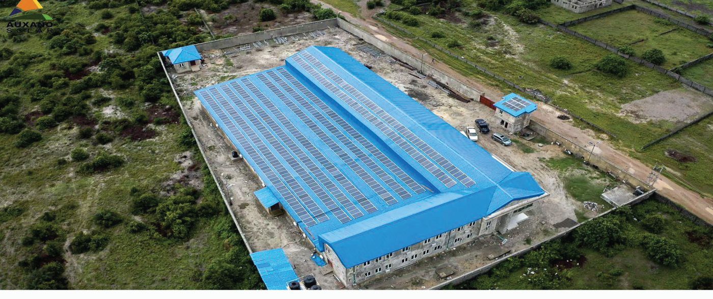 Auxano Solar Plant — Rooftop Factory System solar project, Ibeju-Lekki, Lagos