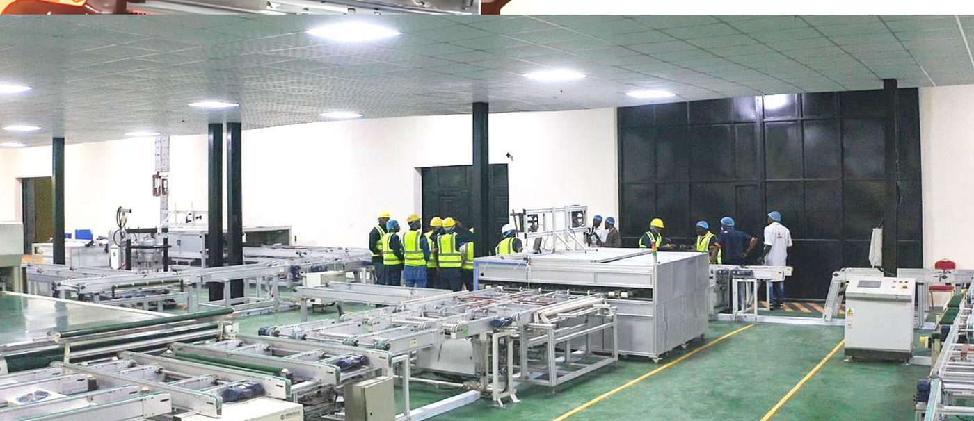 Auxano Solar fully automated 100MW PV module production line, Ibeju-Lekki