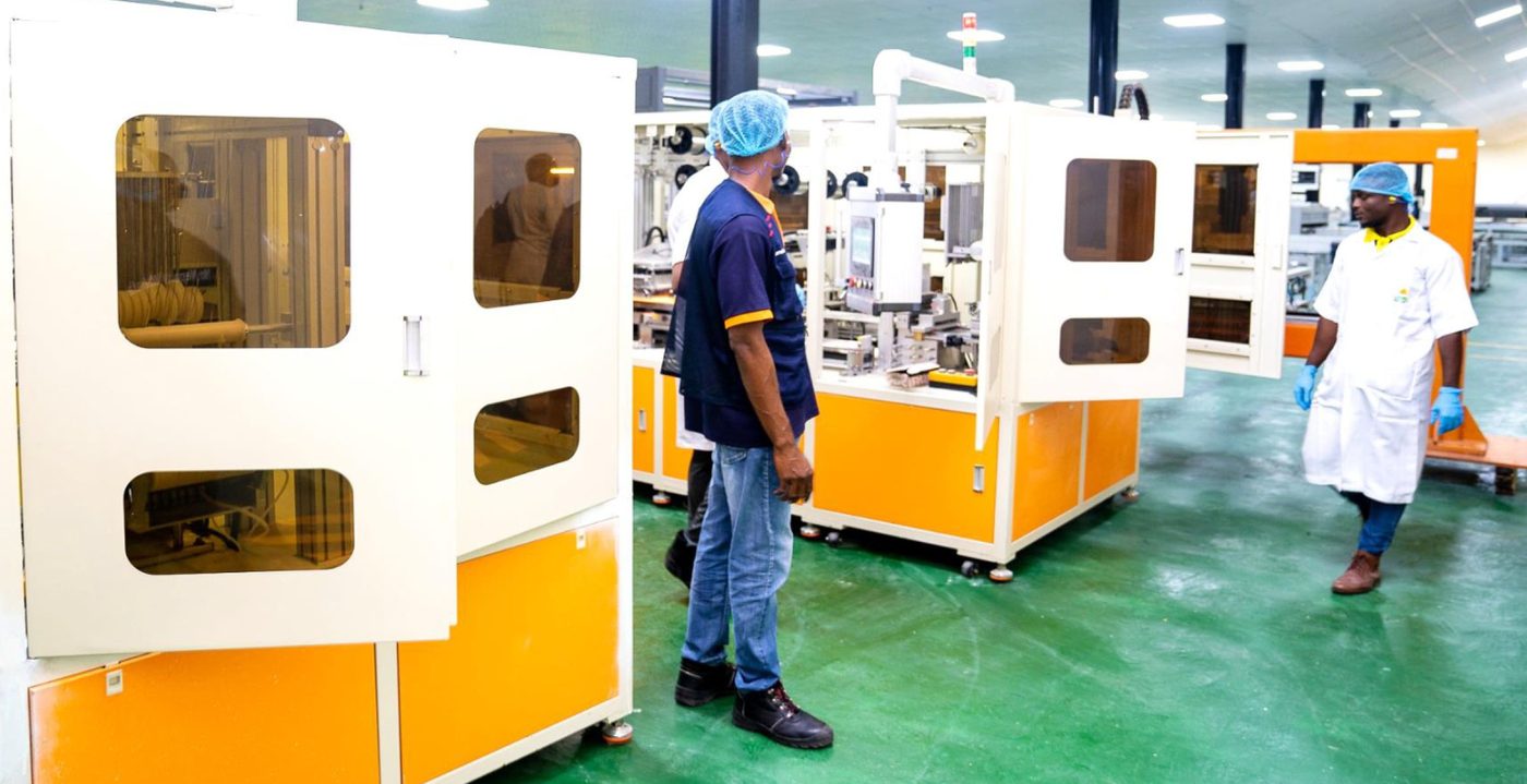 Auxano Solar factory floor